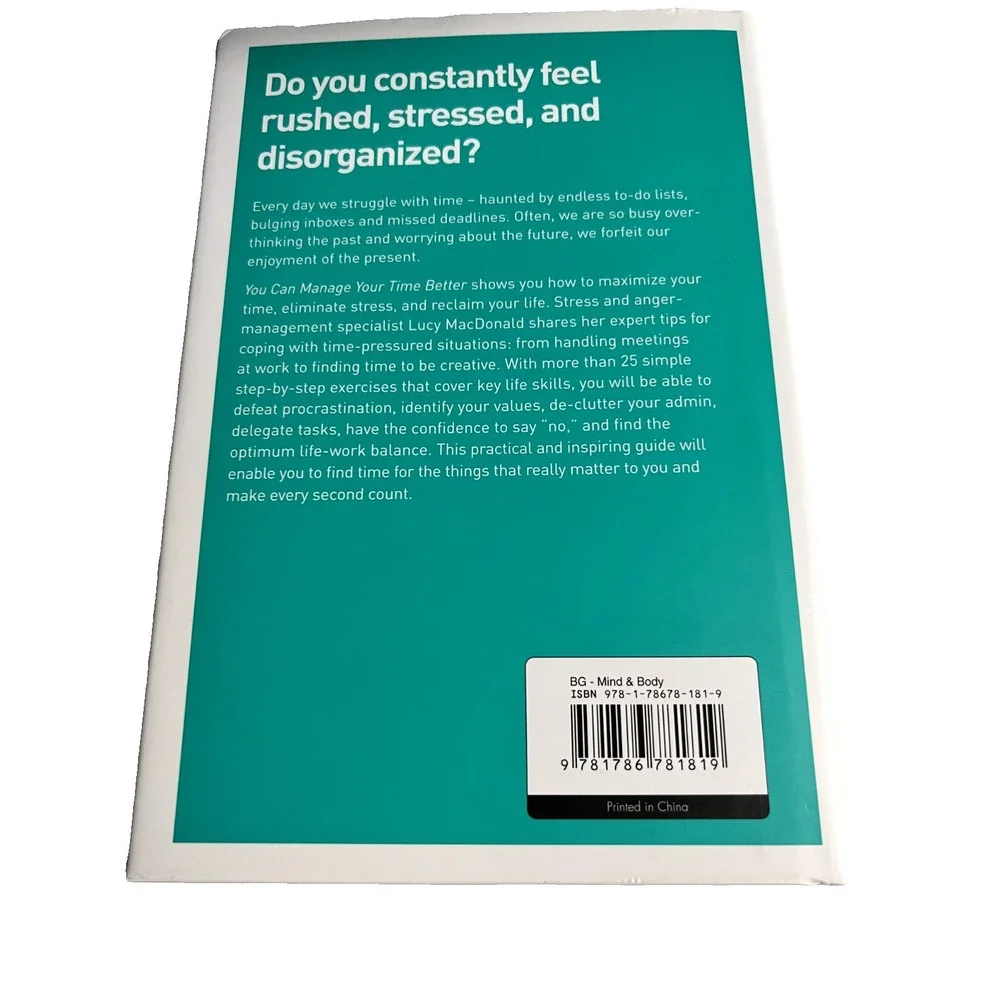 You Can Manage Your Time Better by Lucy MacDonald‎